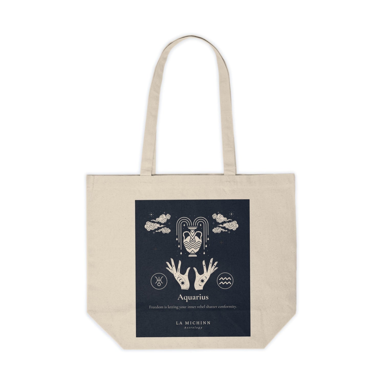 Vintage Astrology Cotton Canvas Tote Bags: Cosmic Style Meets Everyday Function